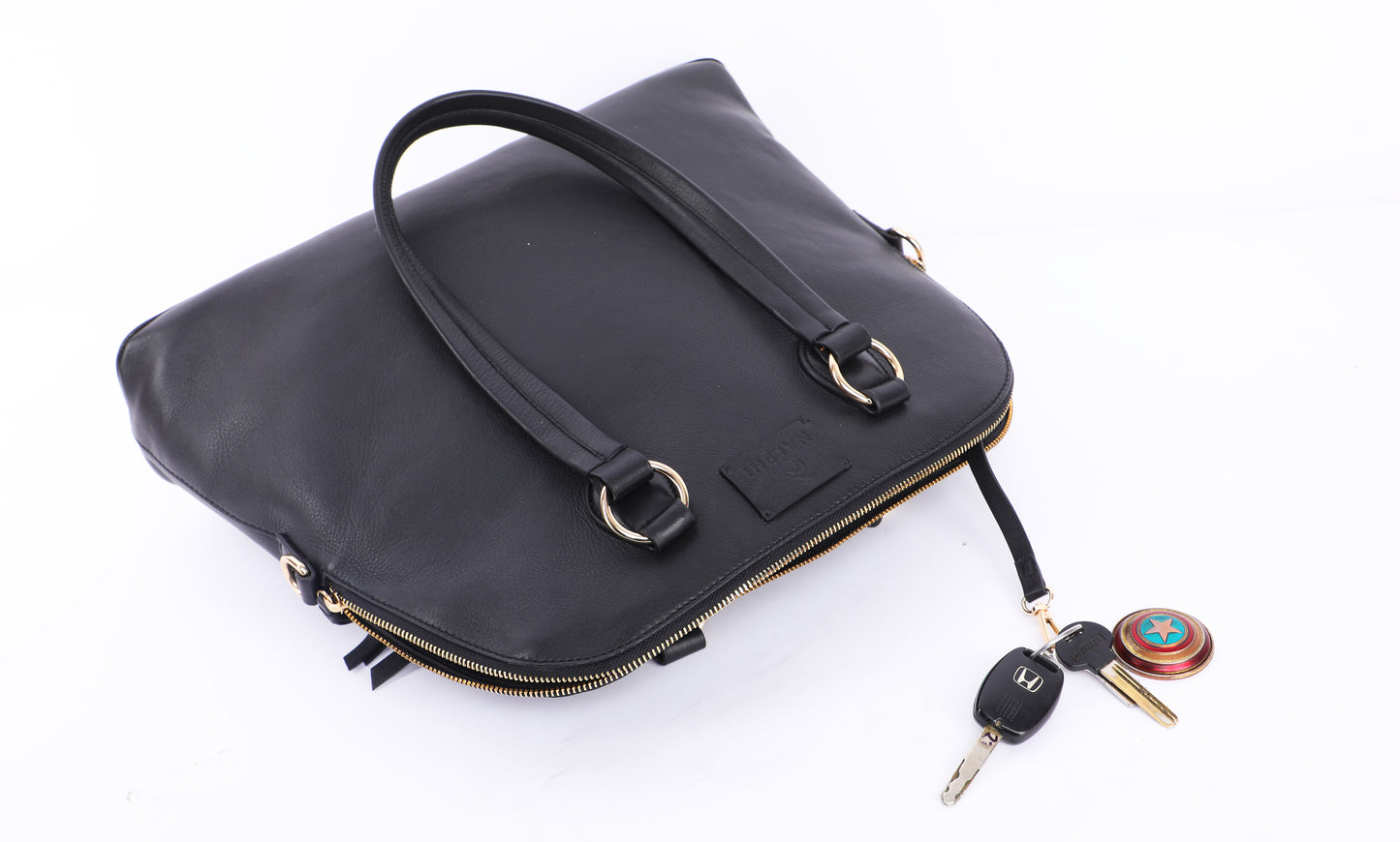 NALPHI Luxury Leather Shoulder & Laptop Bag With Automatic Lights