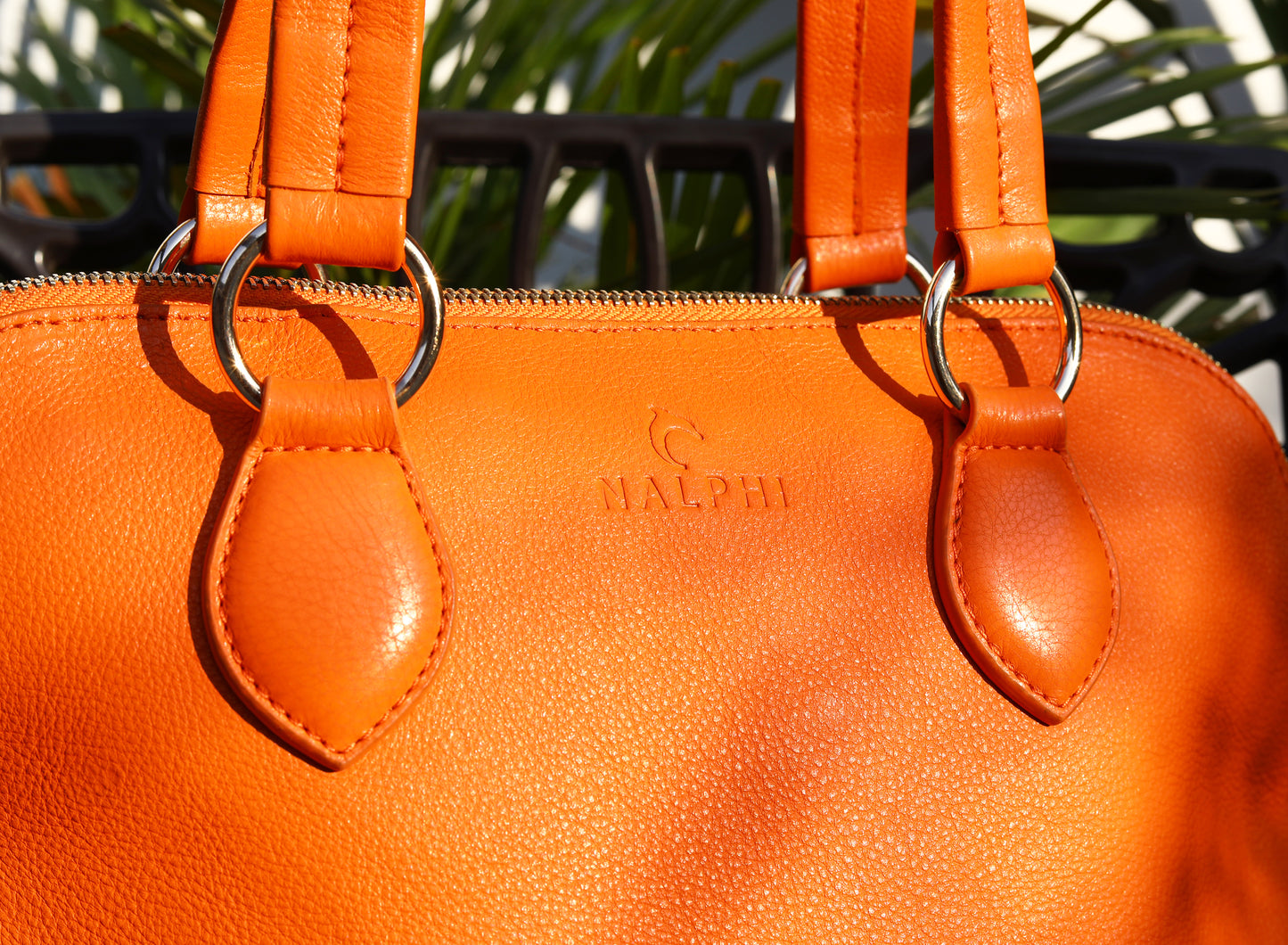 NALPHI Luxury Leather Shoulder Tote & Laptop Bag With Automatic Lights