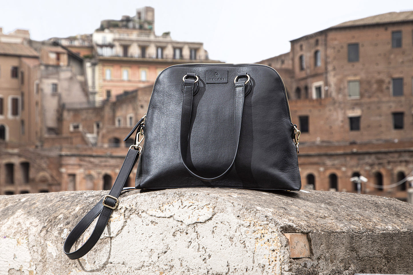 NALPHI Luxury Leather Shoulder Tote & Laptop Bag With Automatic Lights