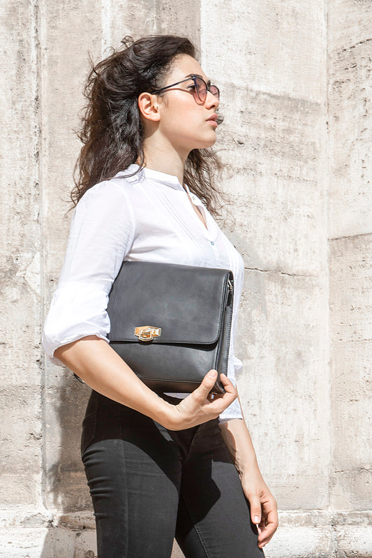 NALPHI Leather Crossbody Bag
