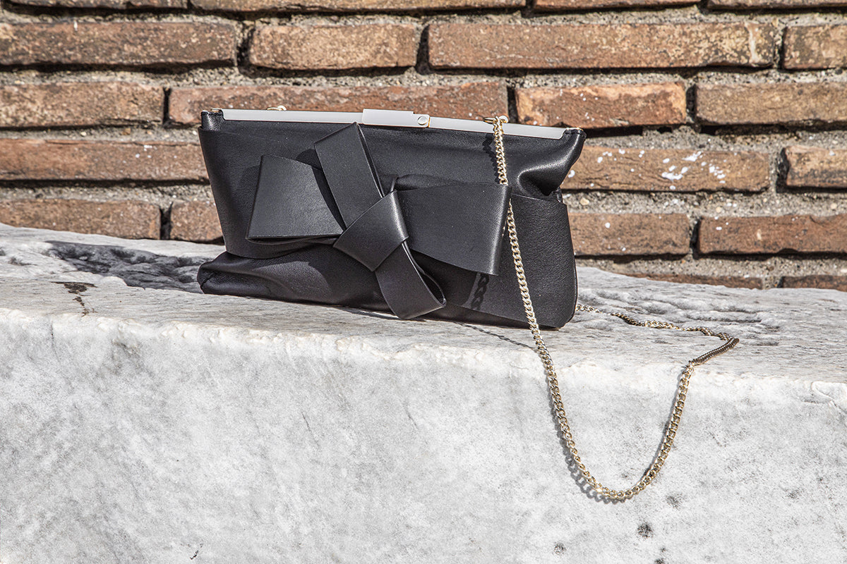 NALPHI Leather Party Clutch Bag